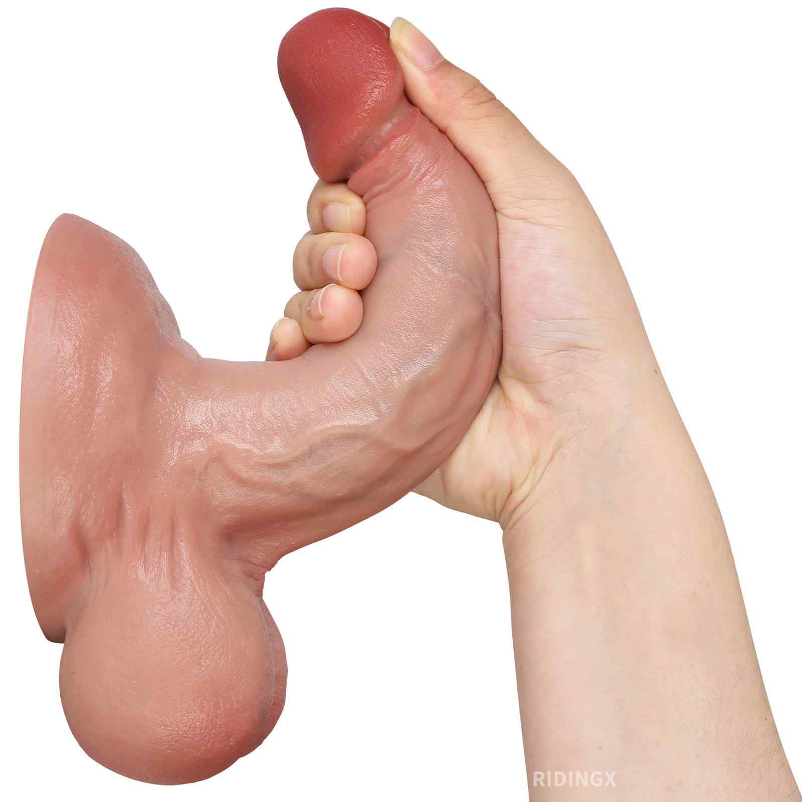 Mikel 7 inch Realistic Dildo Real Skin Dildo