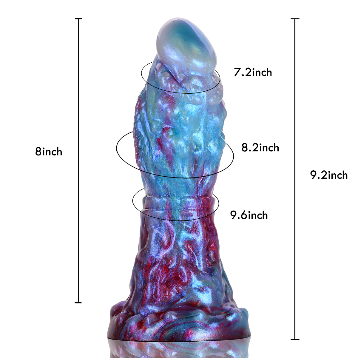9.2 Inch Monster Fantasy Dildo for Vaginal Sex & Anal Sex Enthusiasts & Waterproof - Moonlit Guardian