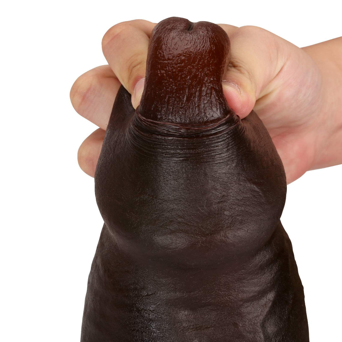 Giant 13 inch Ultra Huge Dildo Black Skin XL Dildo