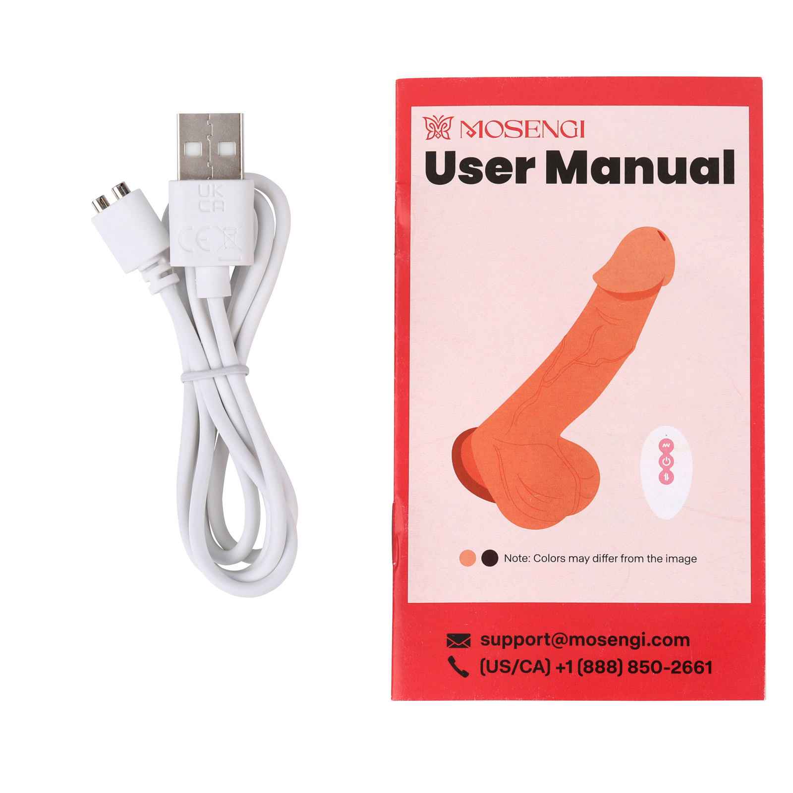 RidingX® Adam 8 inch APP Control Thrusting Dildo Vibration Dildo Smart Phone Brown