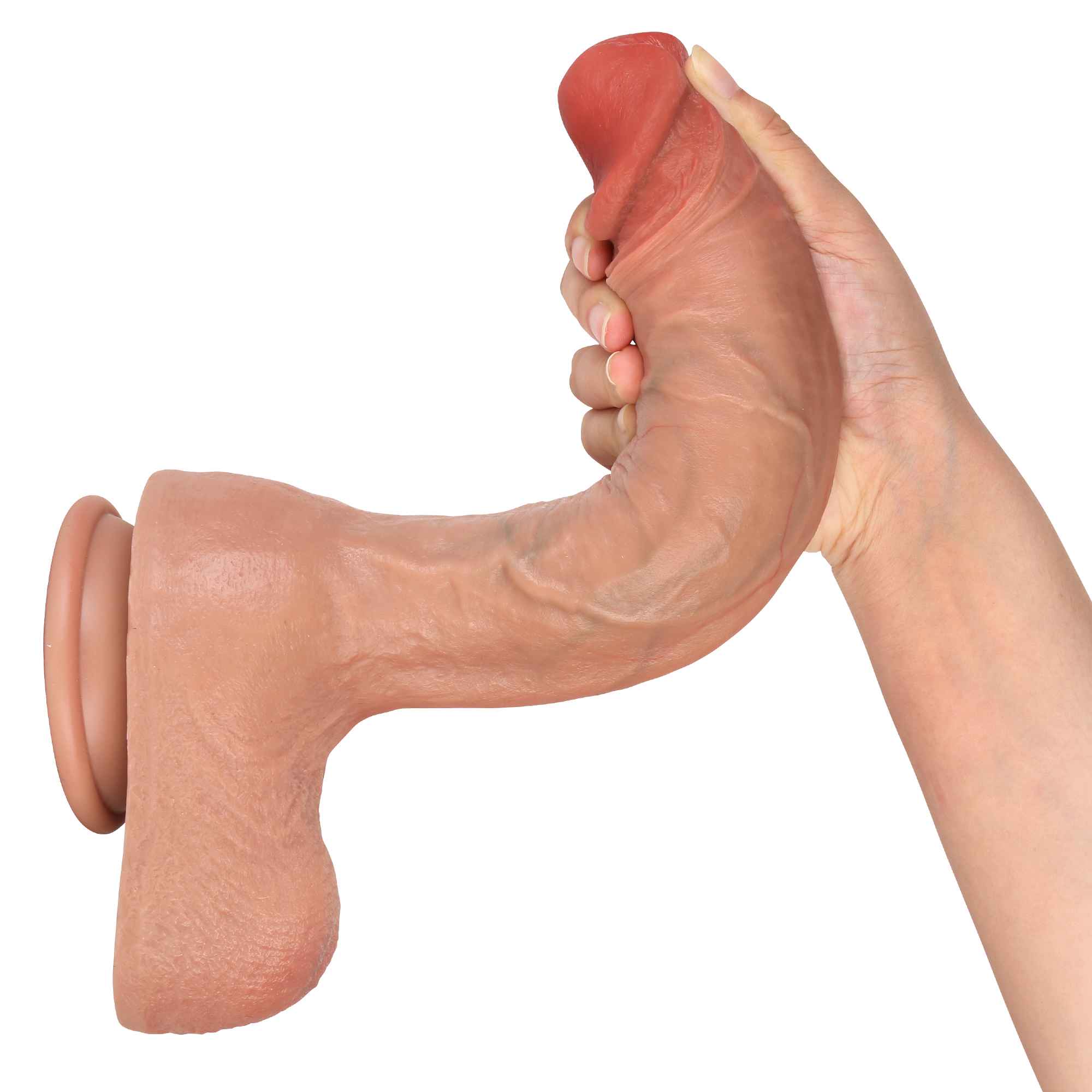 BadBoy 11 inch Ultra Realistic Dildo Real Glan Lifelike Skin Dildo