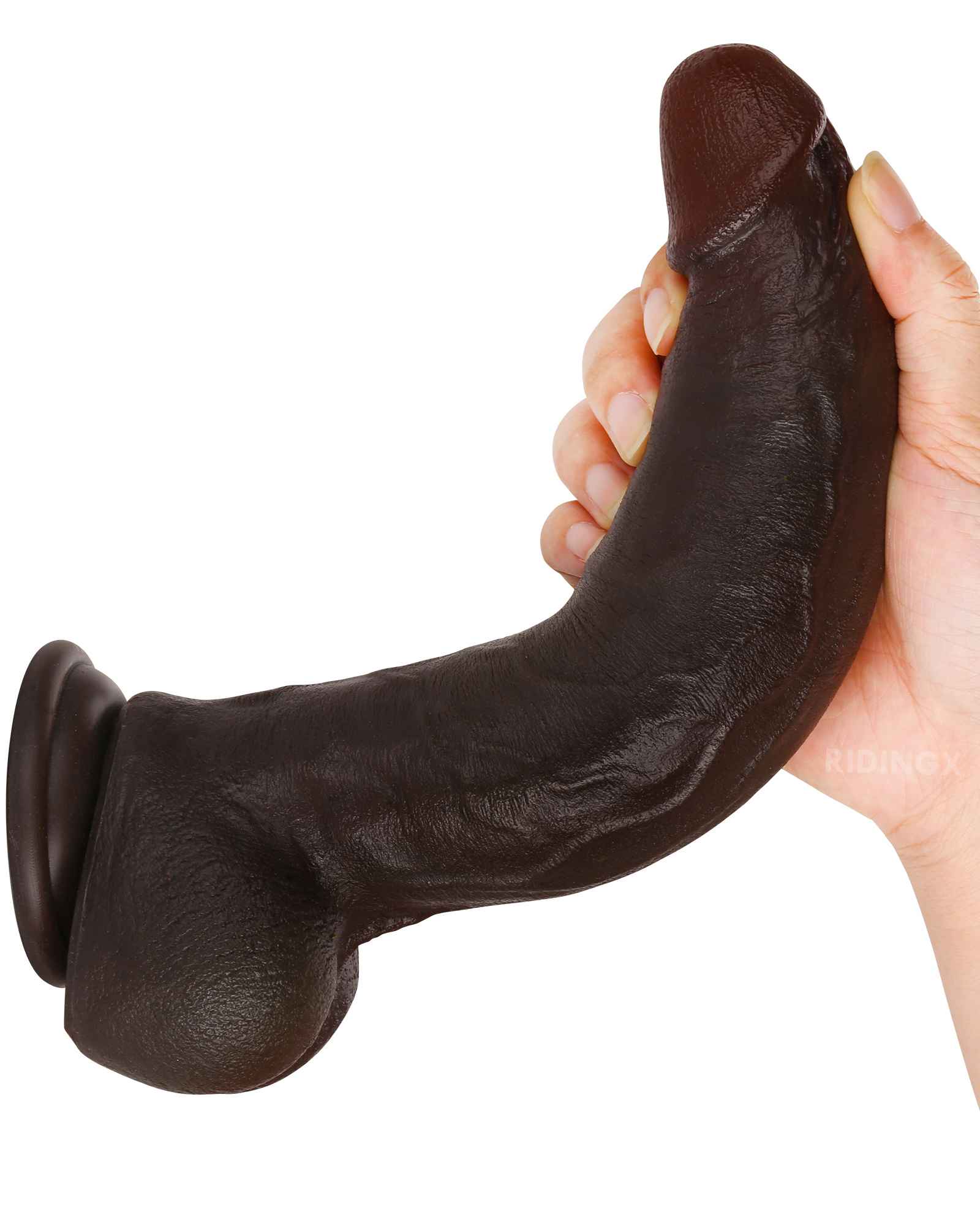 Baron 10 inch BBC Realistic Dildo Real Skin Dildo Soft Skin With Keel