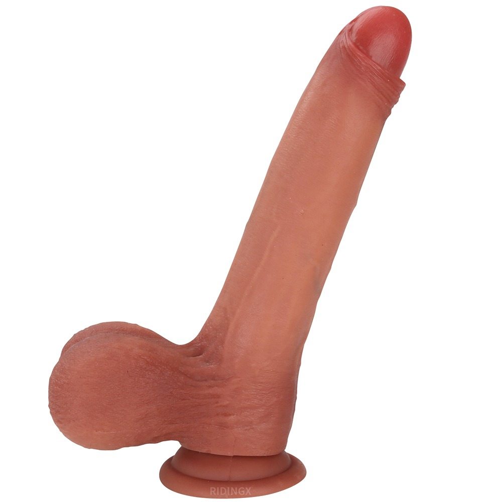 Strap-On BigNut 10 inch Dildo Sliding Skin Dildo