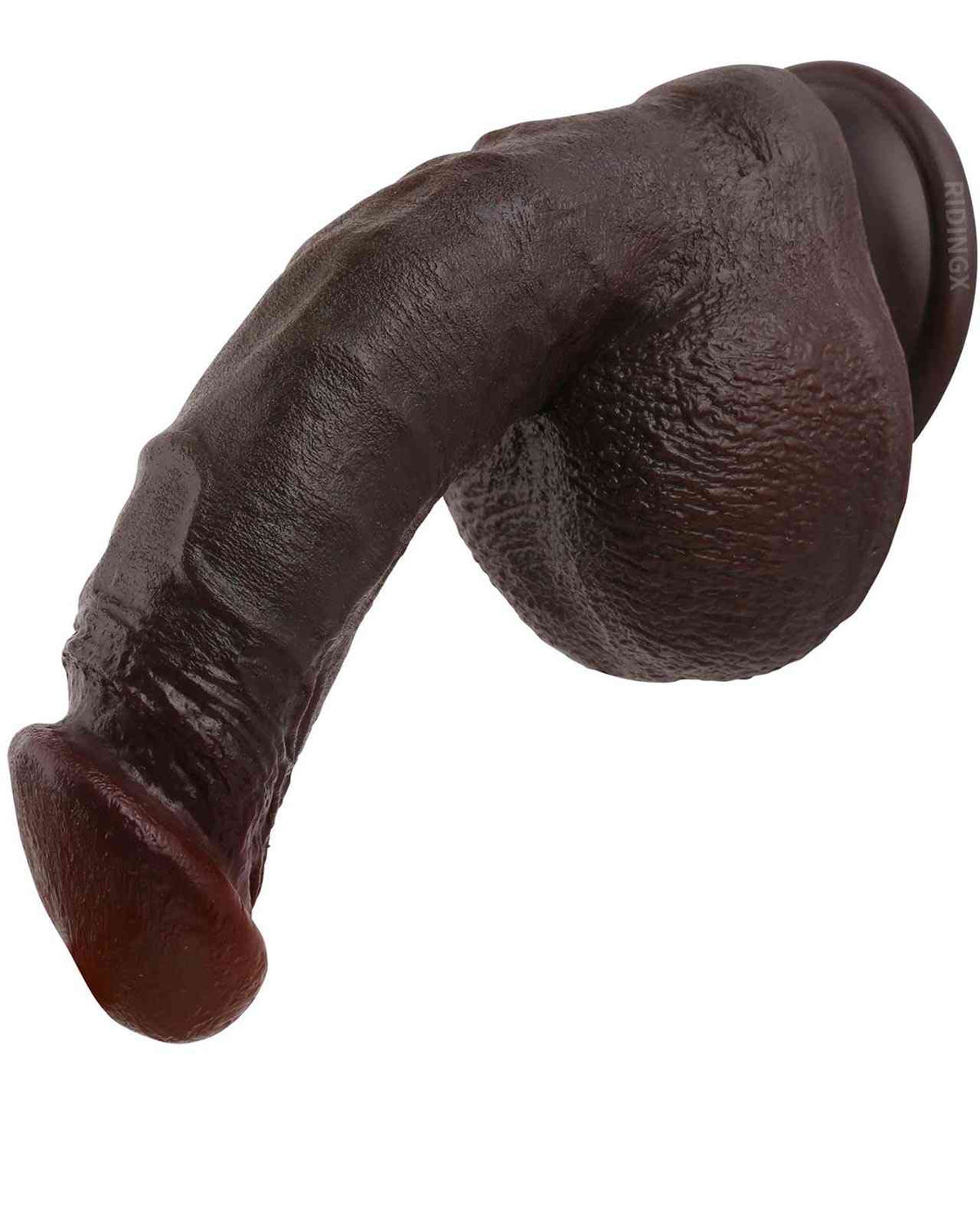 Dario 8 inch Black Dildo Lifelike Real Skin Dildo