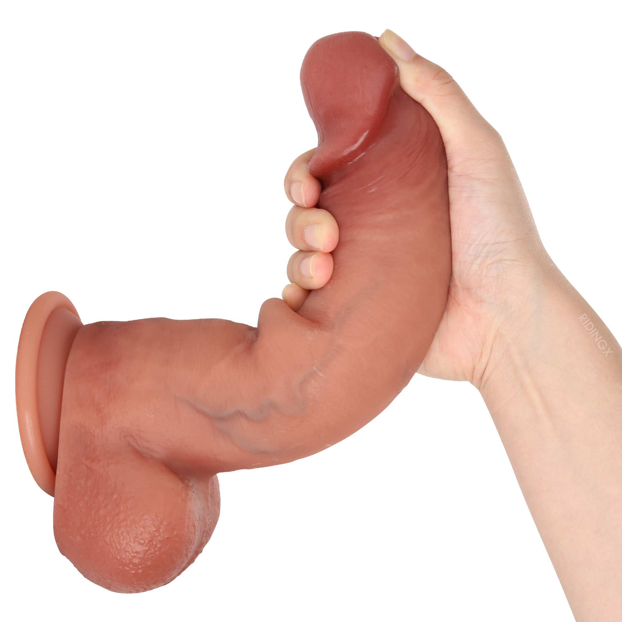 Boomer Squirting Dildos 9 inch Cumming Ejaculating Dildos Sliding Skin