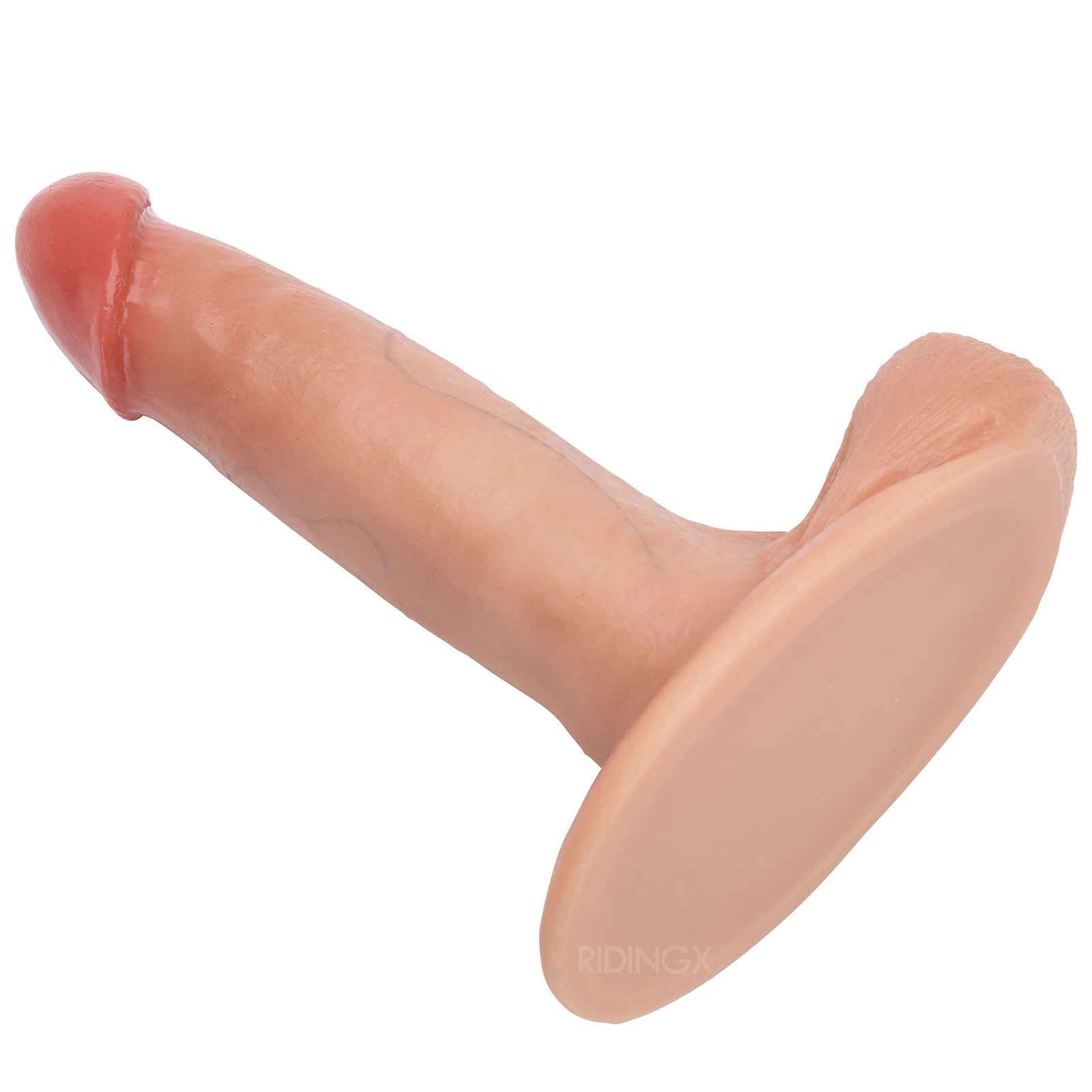 Butter 6.9 inch Sliding Skin Ultra Realistic Dildo & Real Balls