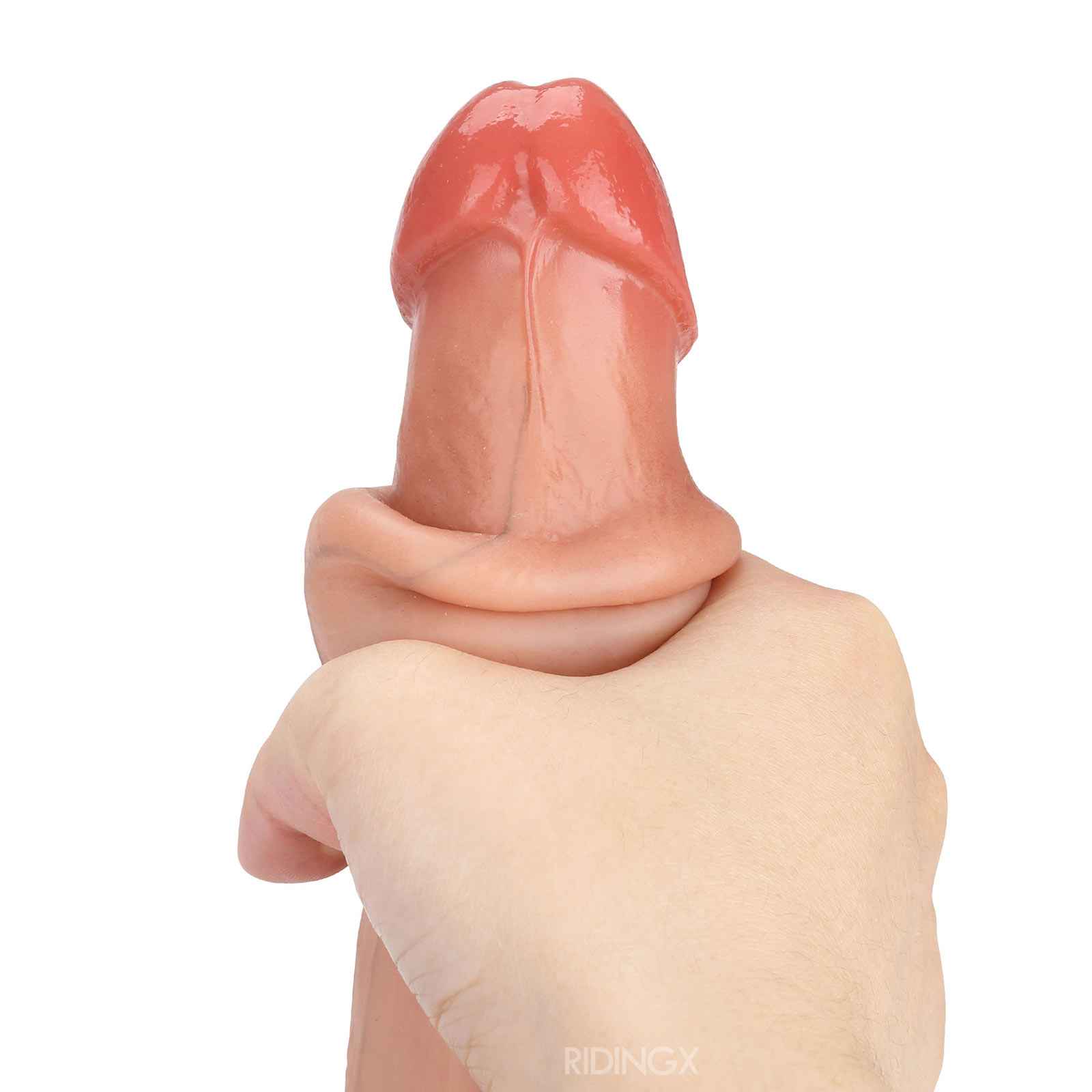 Butter 6.9 inch Sliding Skin Ultra Realistic Dildo & Real Balls