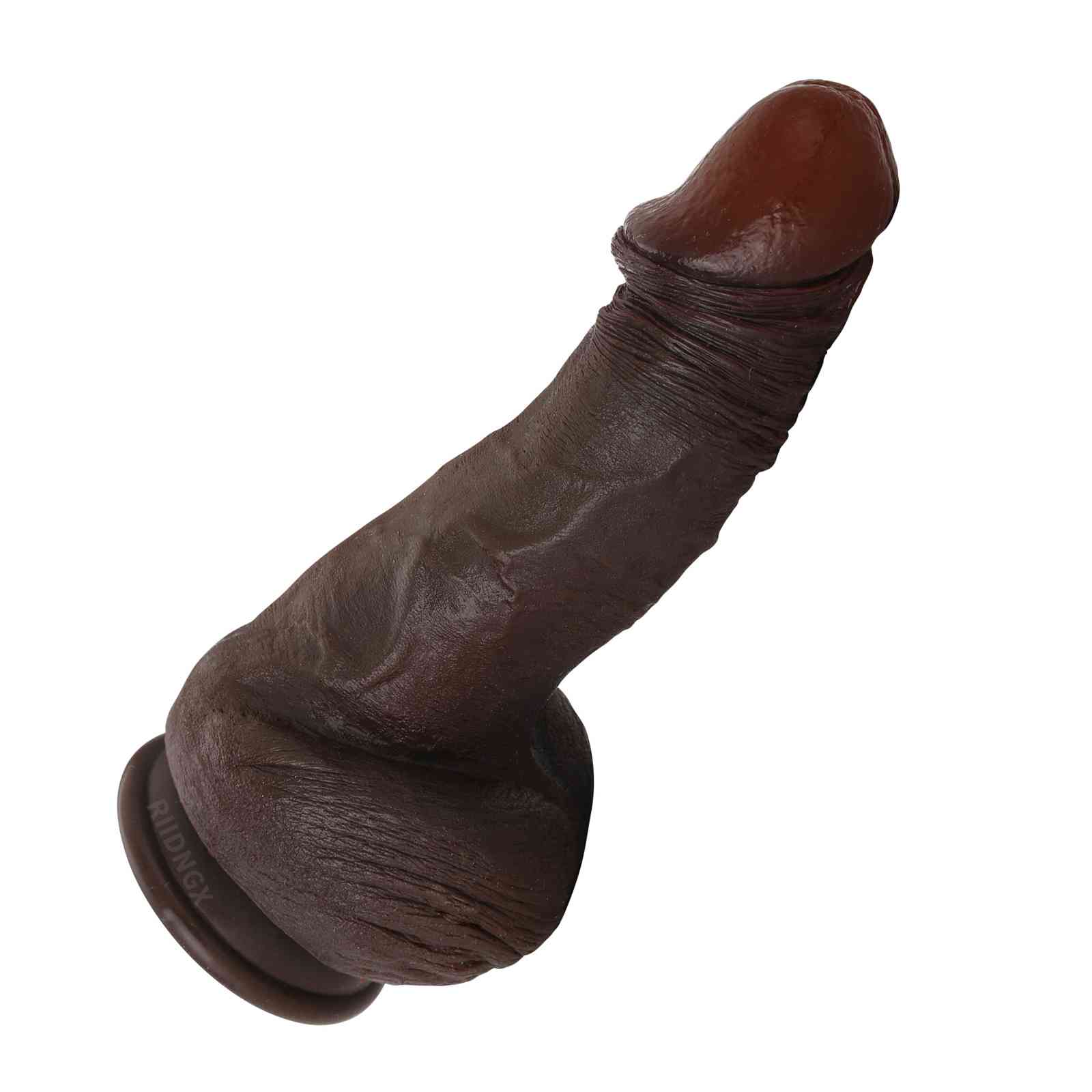 Hayes 8 inch Ultra Realistic Black Dildo Real Soft Skin BBC Dildo