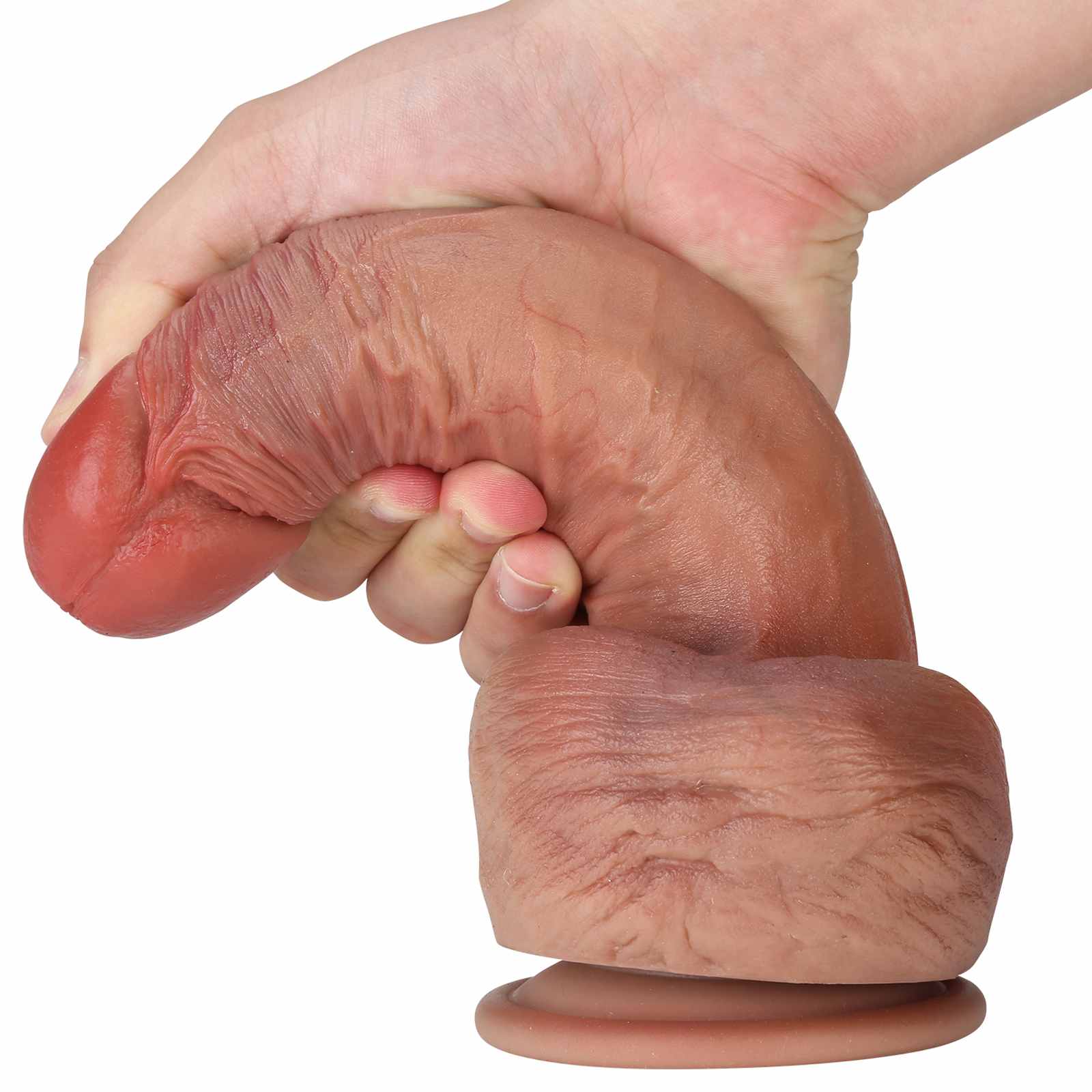 Hayes 8 inch Ultra Real Skin Dildo Realistic Dildo