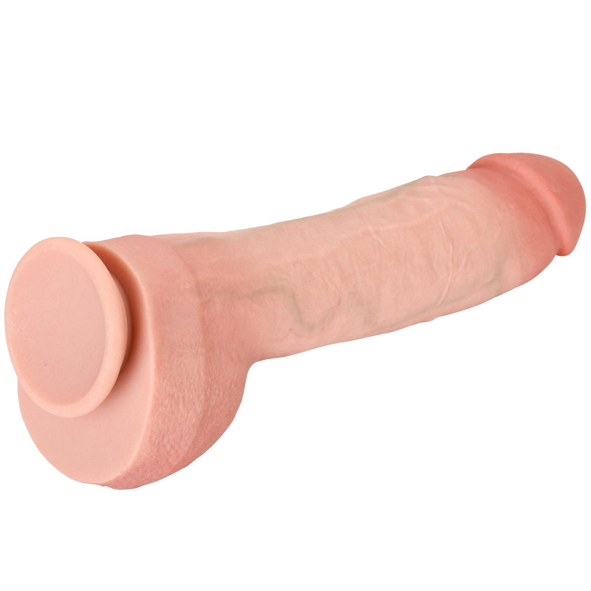 Rocket 13 inch Big Dual Density Silicone Real Skin Dildo