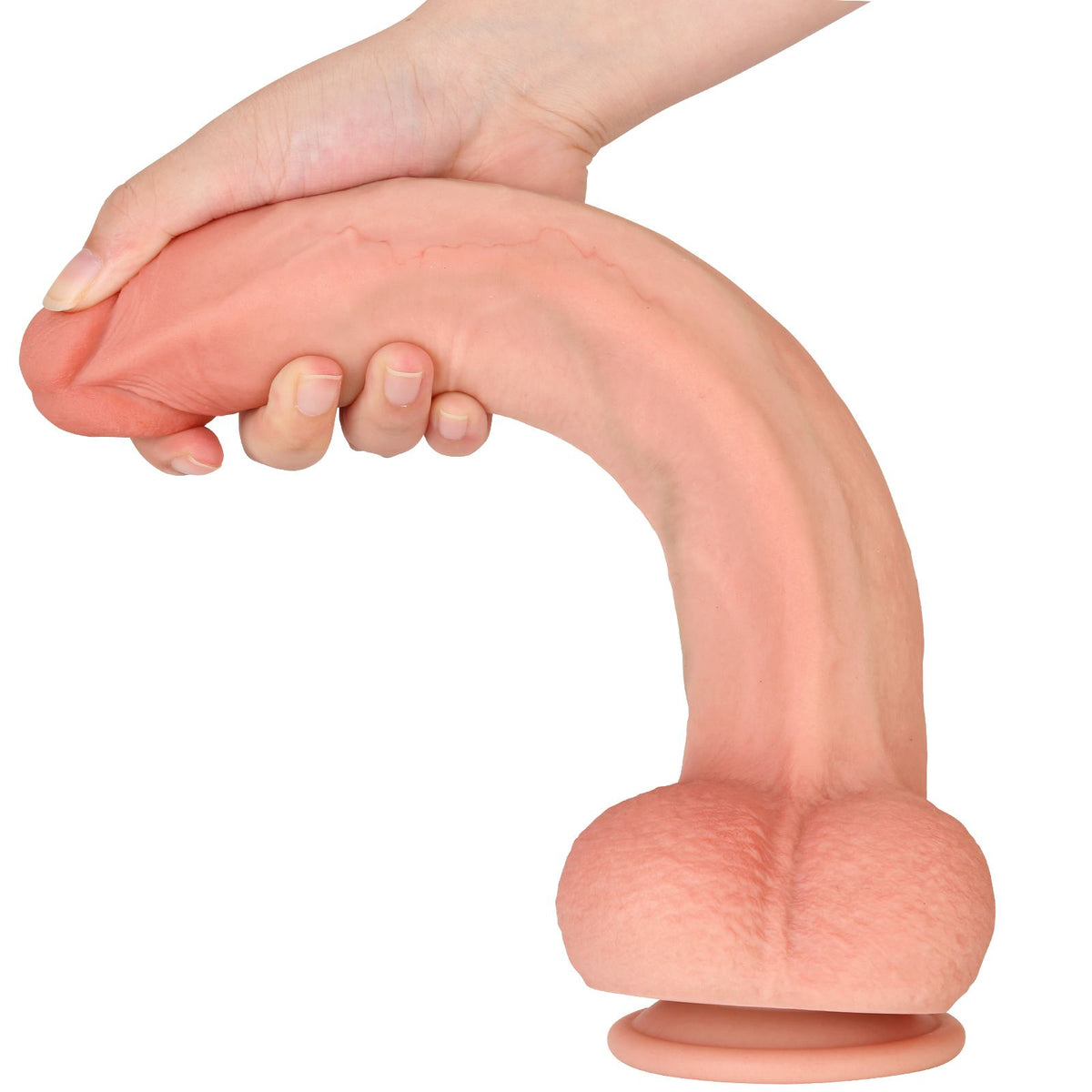 Miguel 12 Inch Ultra Realistic Skin Silicone Long Dildo