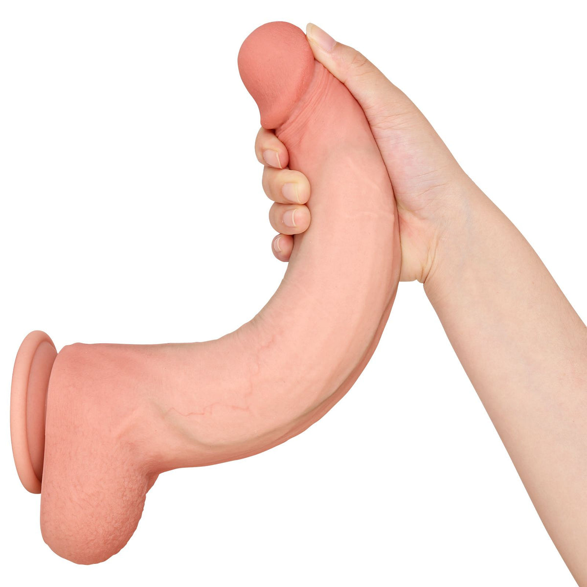Miguel 12 Inch Ultra Realistic Skin Silicone Long Dildo