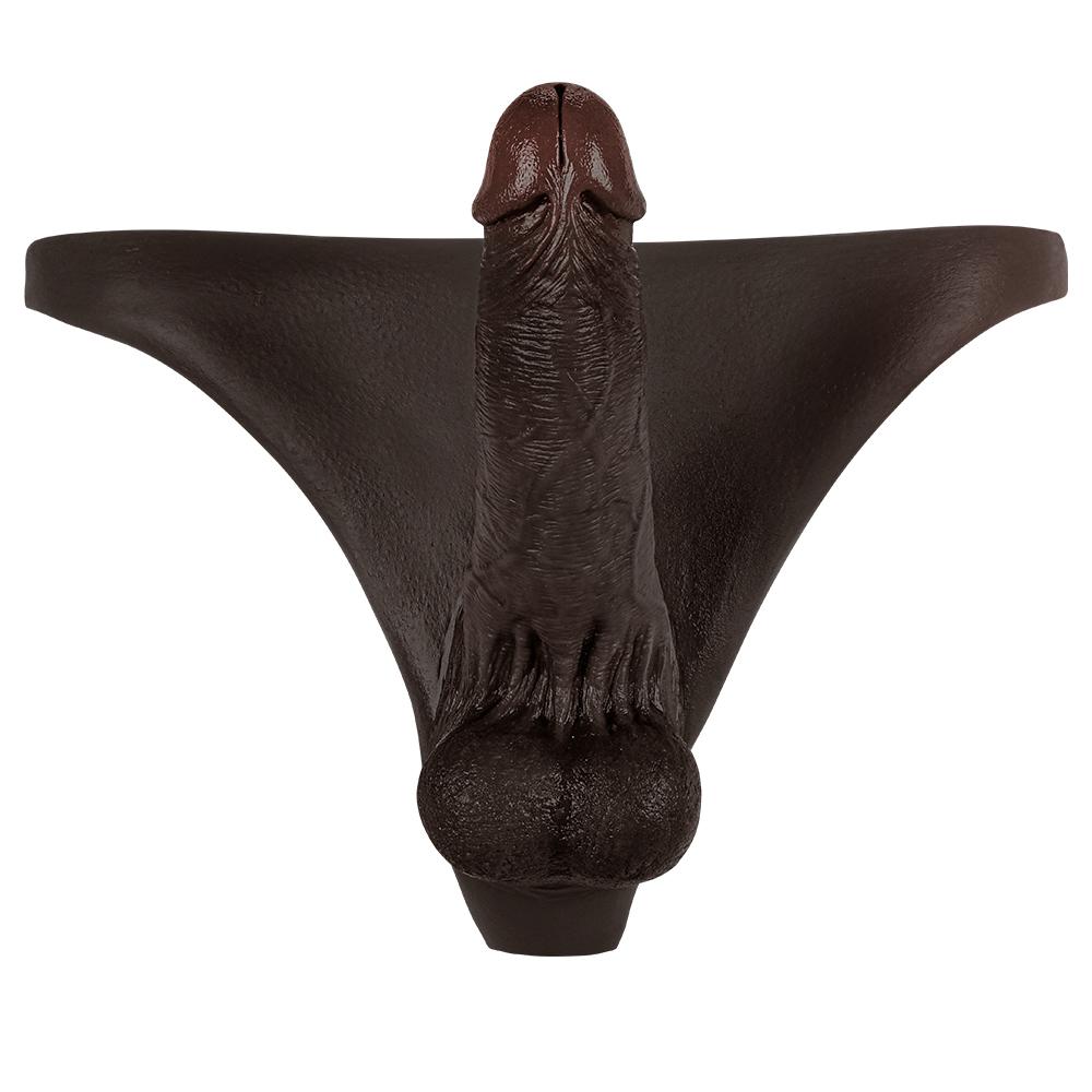 Kendon Strap On Dildo Wearable Dildo Black Realistic Skin Solid