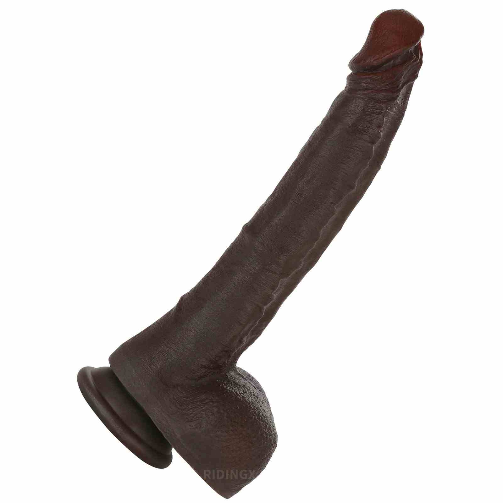 LaMelo 10 inch Ultra Realistic Black Dildo With Keel