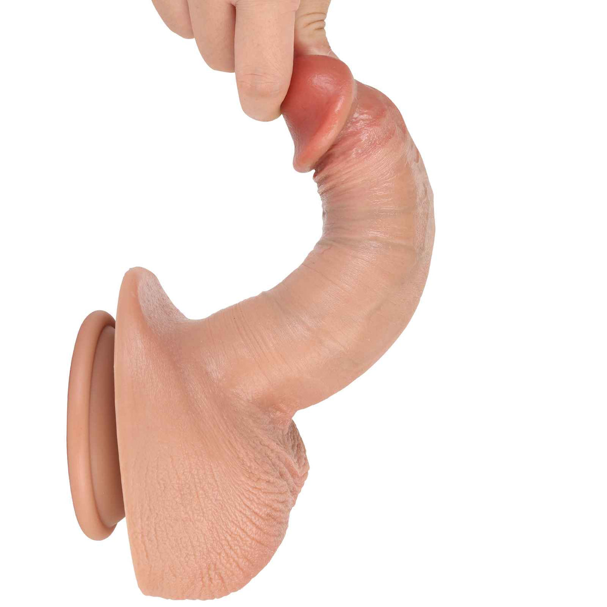 Luis 8 inch Ultra Realistic Dildo Real Skin Lifelike Glan