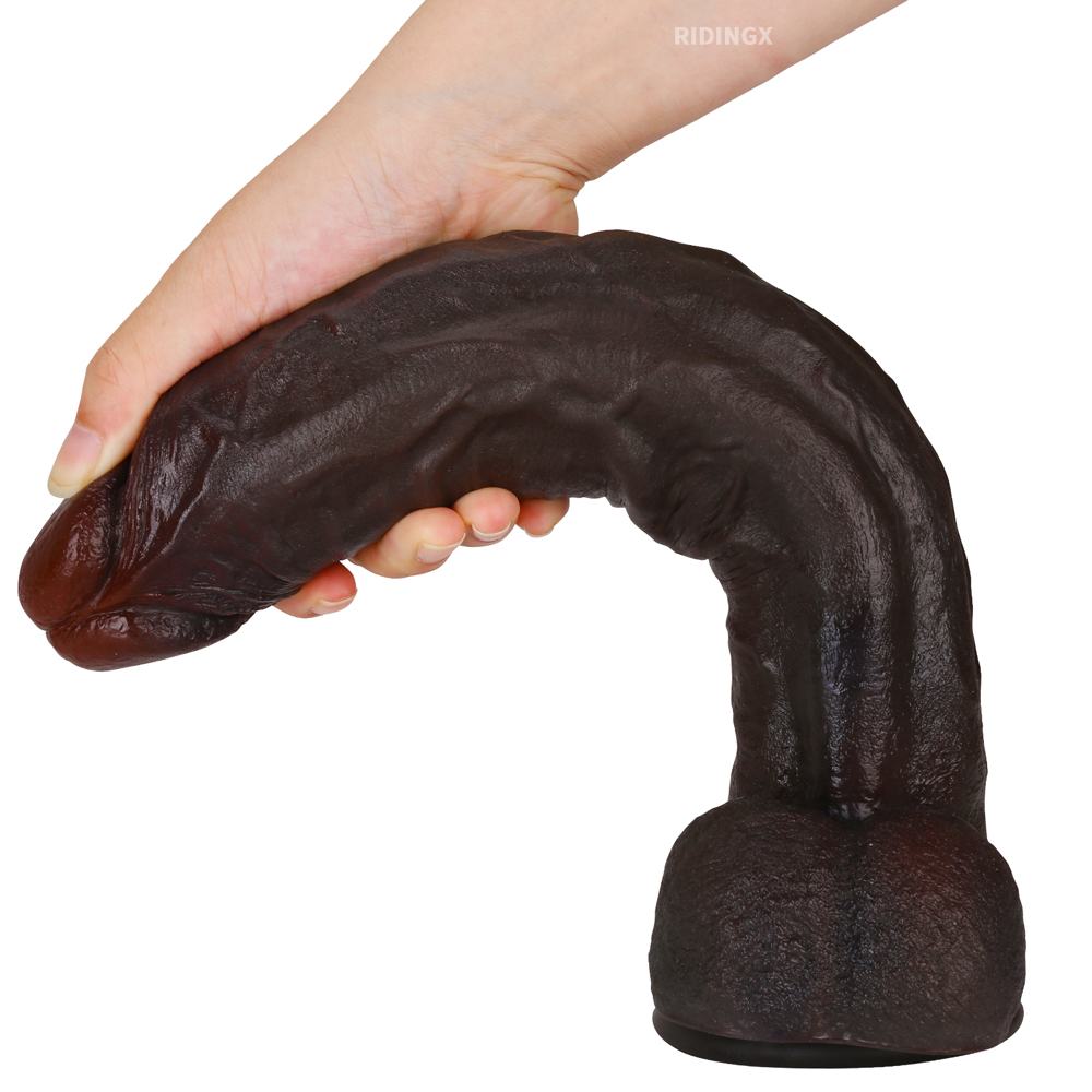 Monster 12 inch Most Realistic Dildo Real Glan Lifelike Vein Dildo With Keel