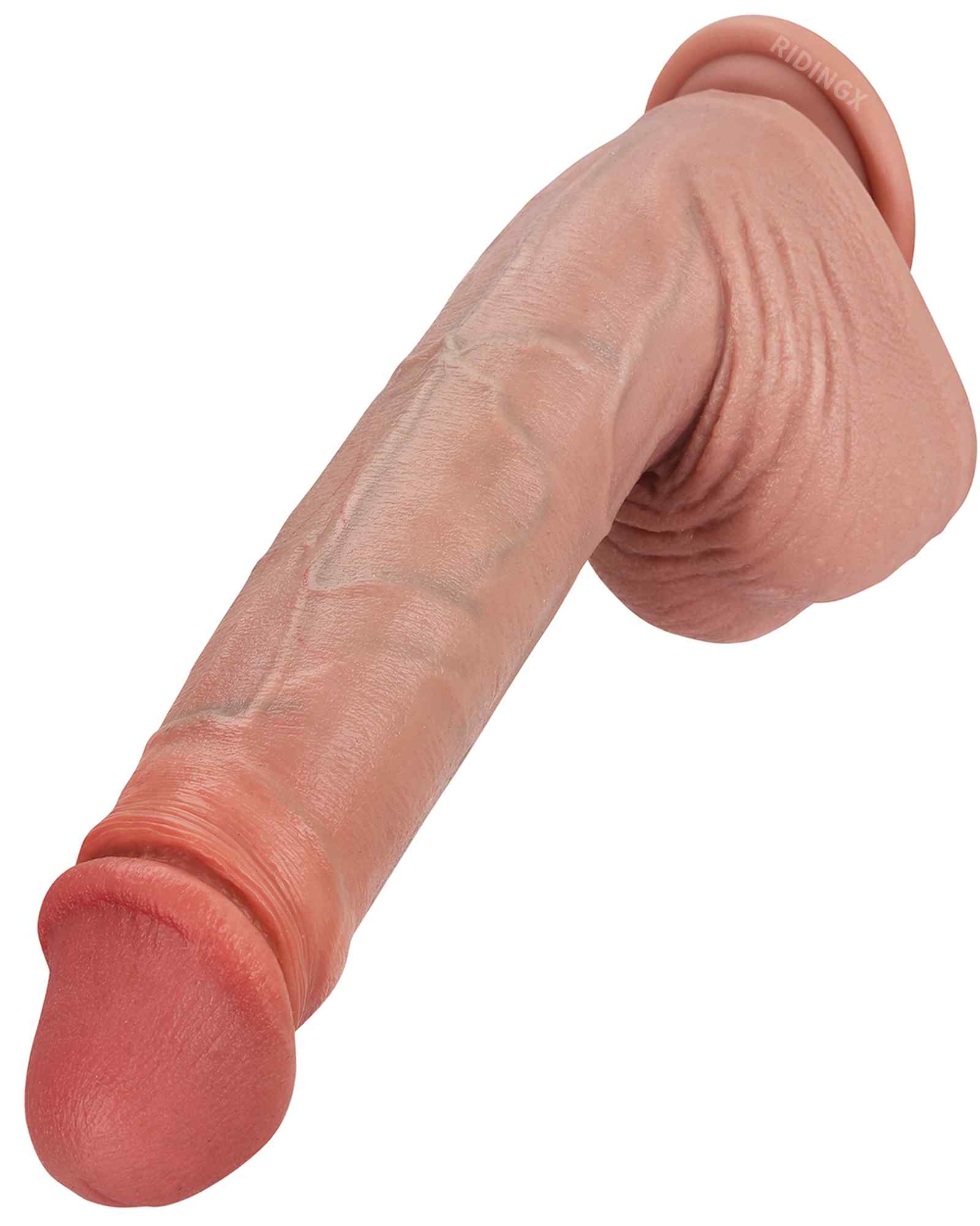 Mr J 9 inch Realistic Dildo Real Skin Lifelike Huge Real Glan Dildo