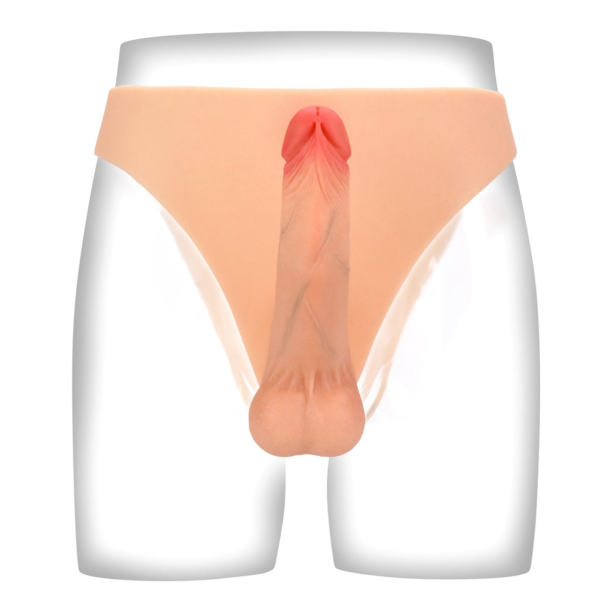 Adrian 6 inch Strap-On Dildo Realistic Platinum Silicone Flexible Solid Dildo