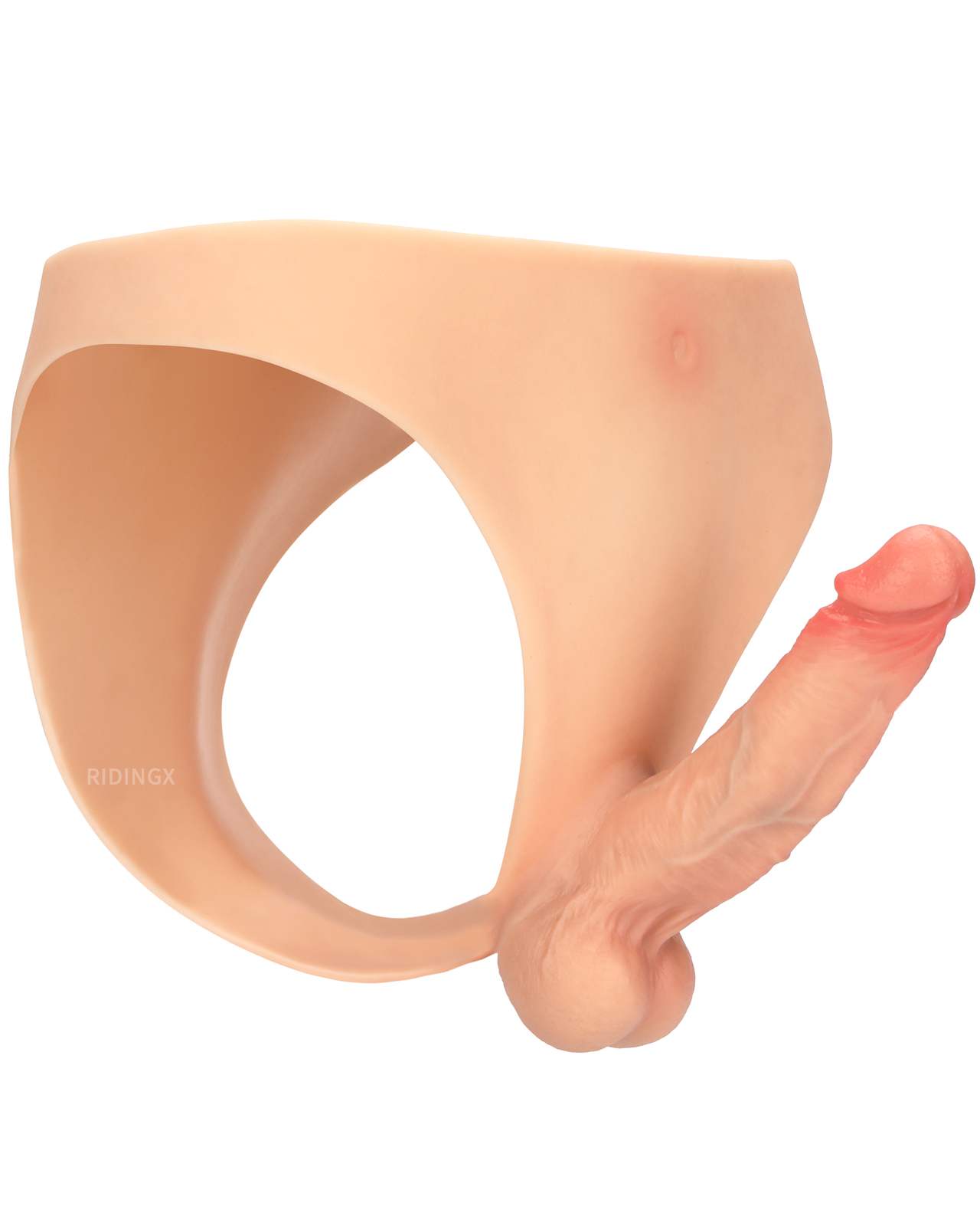 Lewis 6 inch Realistic Strap-On Dildo Silicone Most Real Feel Solid Penis