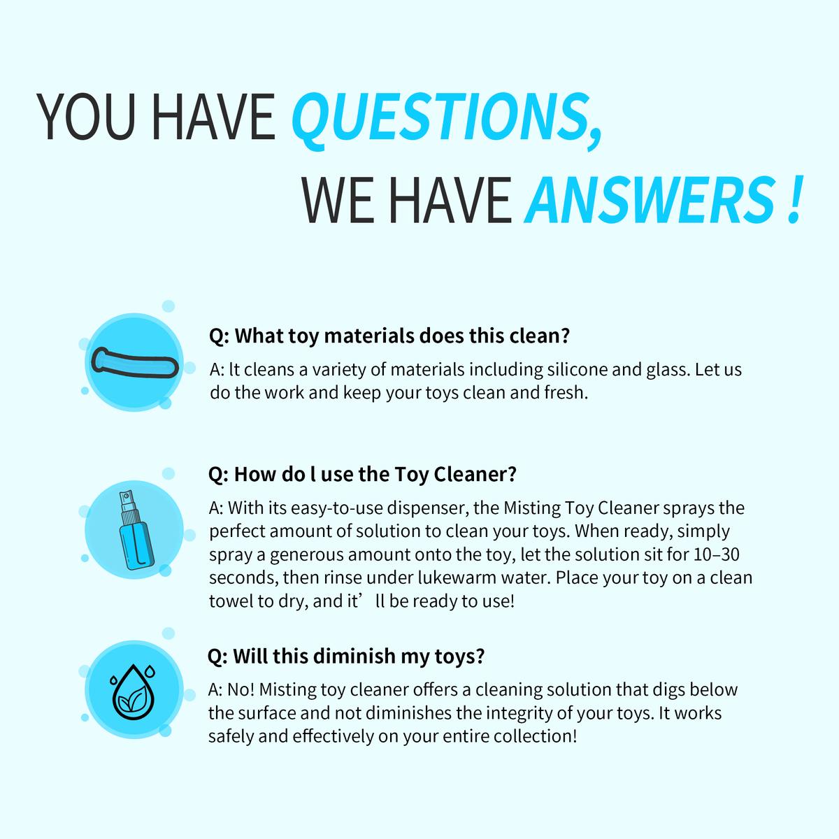 Sex Toy Cleaner All-Purpose Misting Adult Toy Cleaning