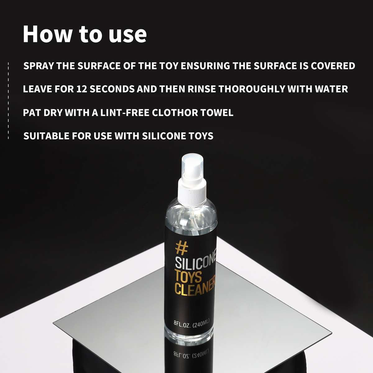 Silicone Sex Toy Cleaner Dildo Misting Cleaner Silicone Dildo Toy Cleaning