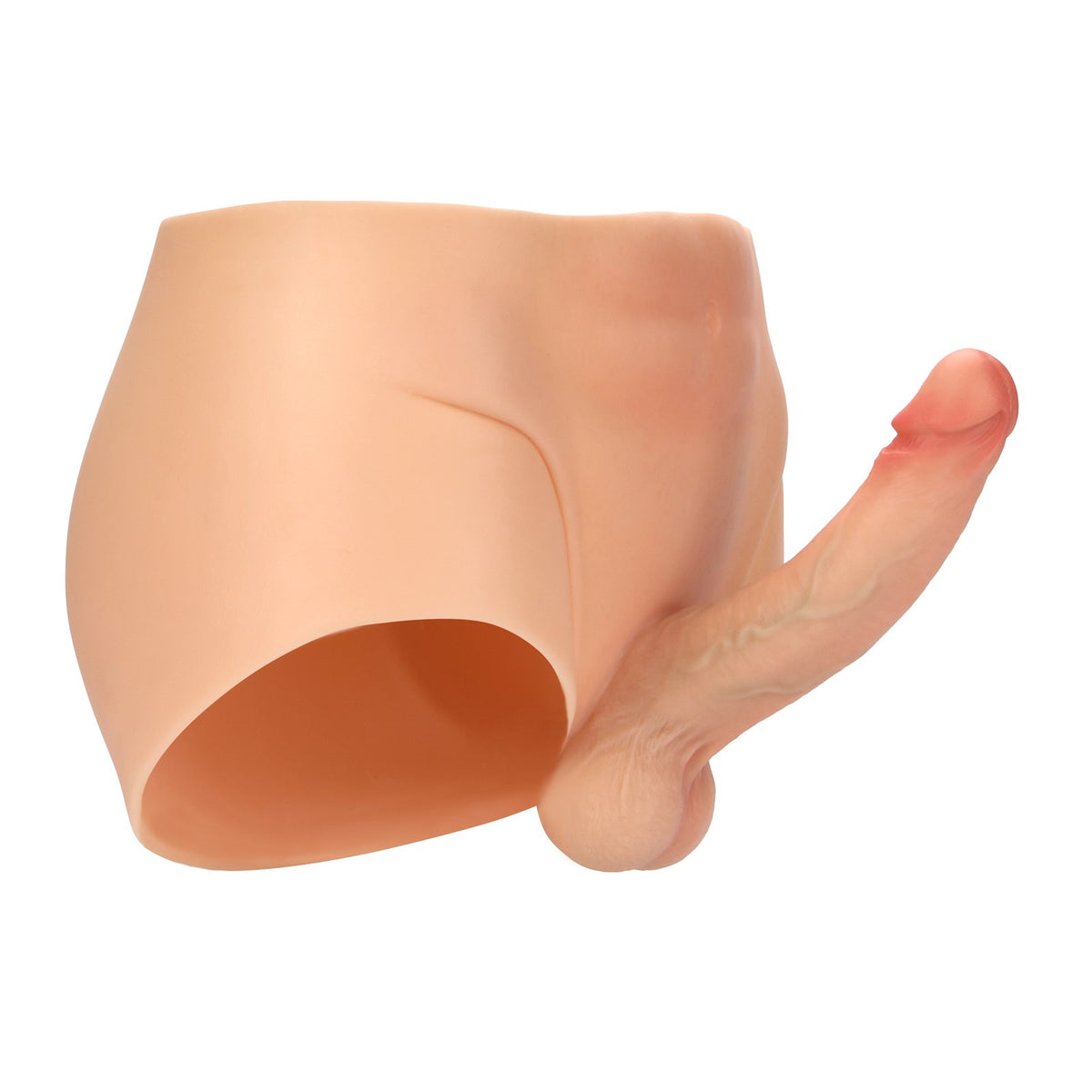 Edward 7 inch Realistic Strap-On Dildo Platinum Silicone Solid Dildo & Waterproof