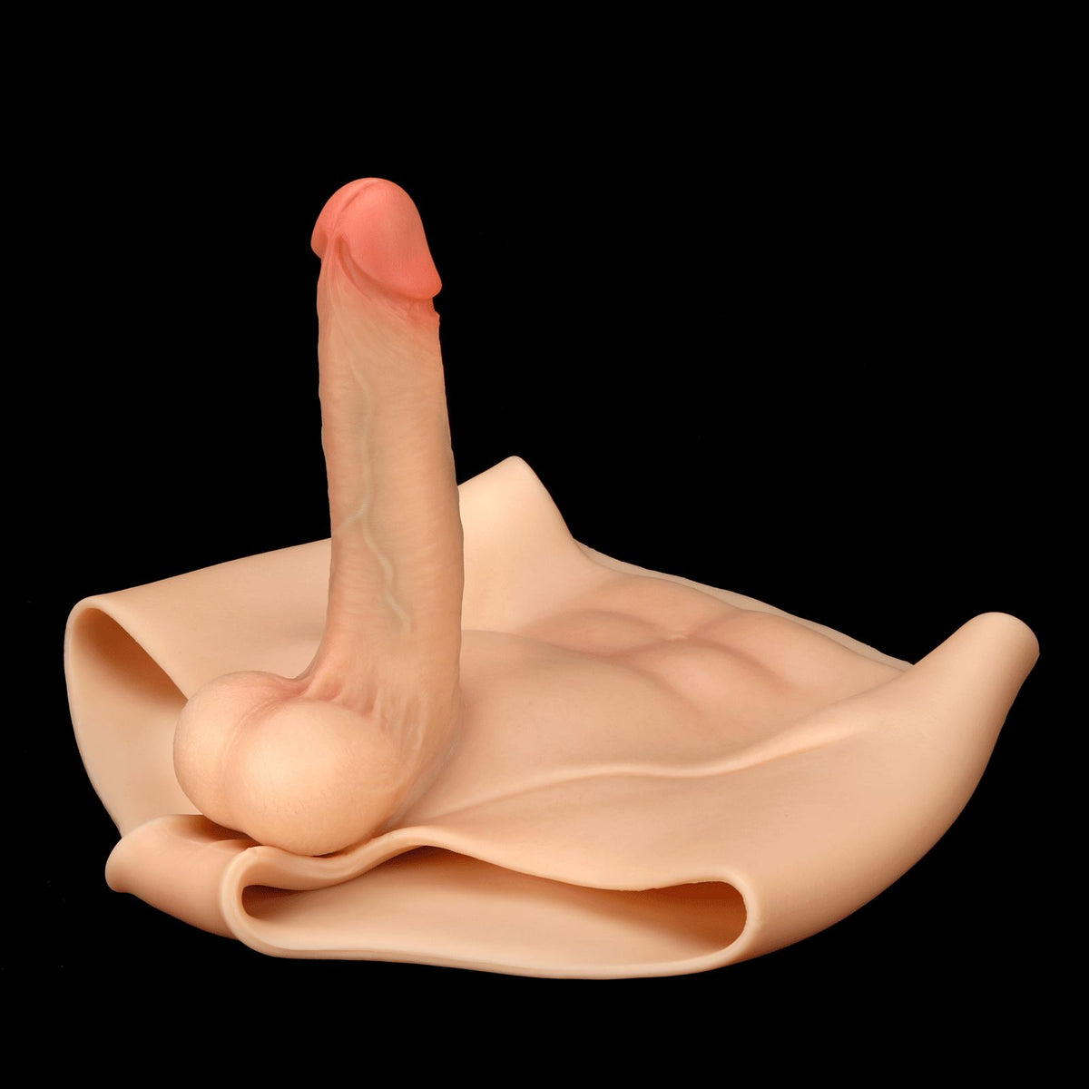 Edward 7 inch Realistic Strap-On Dildo Platinum Silicone Solid Dildo & Waterproof