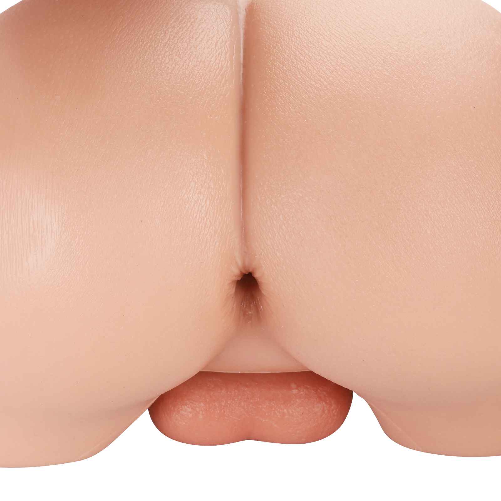RidingX Justin 14lb Realistic Torso Dildo & James 7inch Dildo (Flesh)
