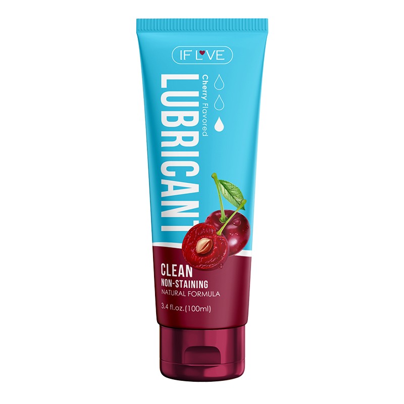 Cherry Bliss Water Based Lubricant – 100ml / 3.4 oz Skin-Friendly, Dildo Compatible