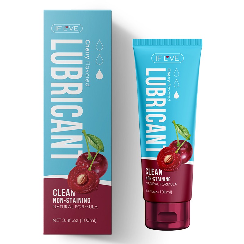 Cherry Bliss Water Based Lubricant – 100ml / 3.4 oz Skin-Friendly, Dildo Compatible