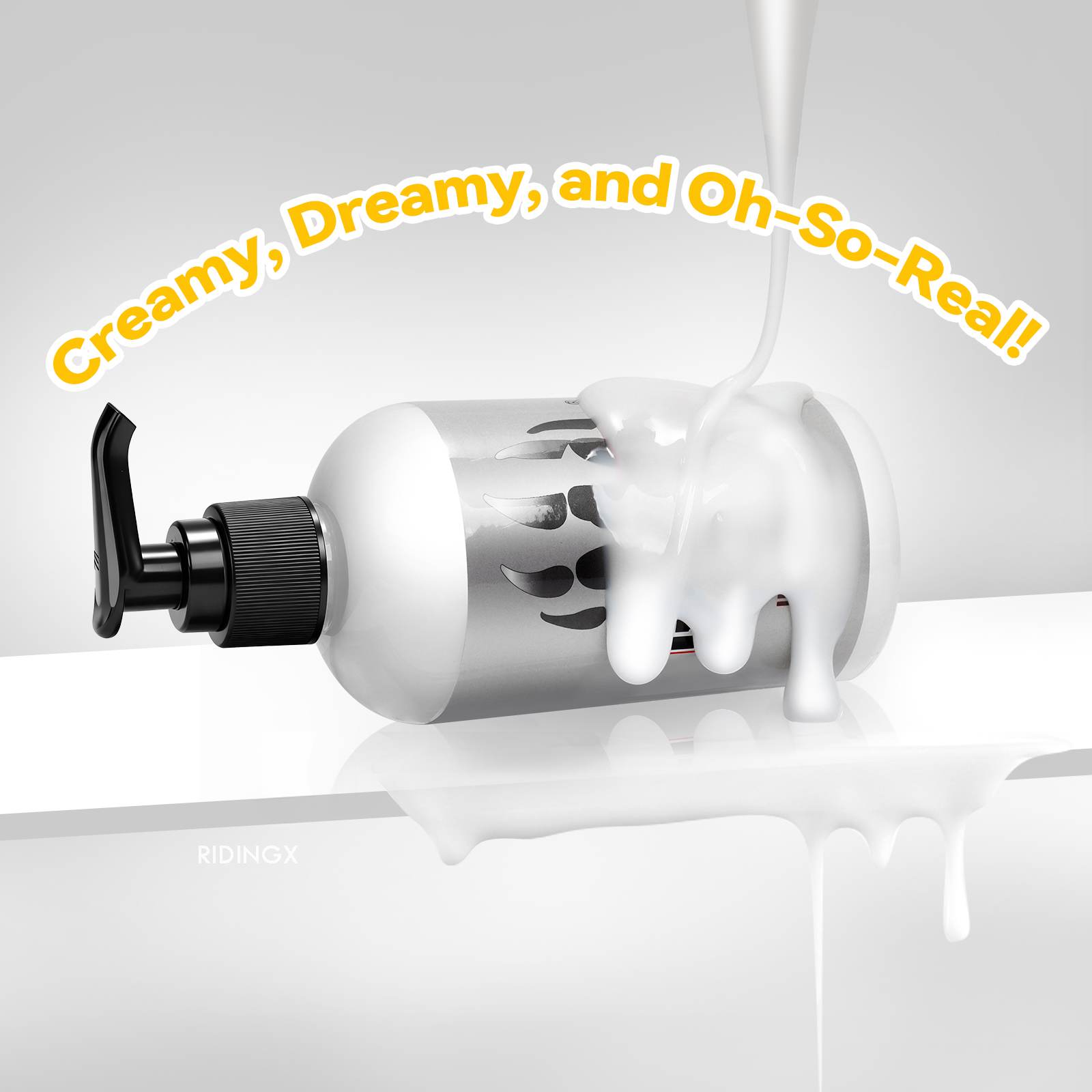 Creamy White Lubricant Water Based Lube Realistic Cums Lasts Long Lube